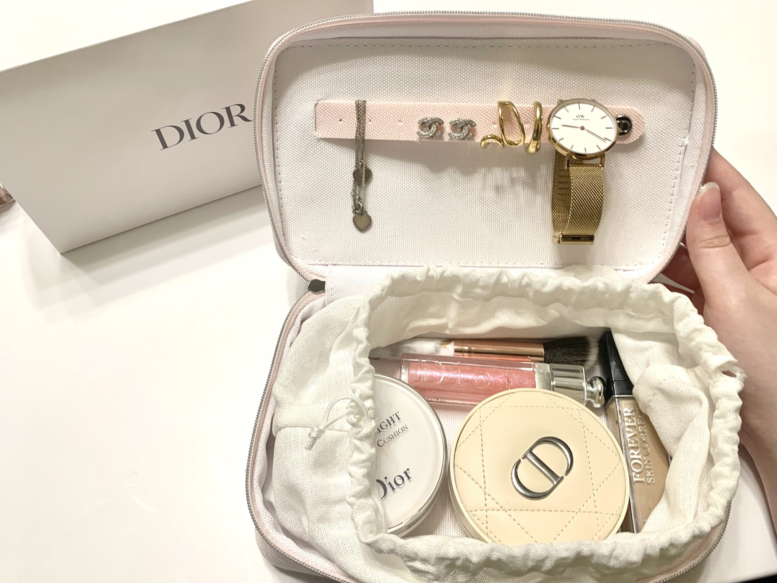 Diorのノベルティーのバニティーケース - バッグ