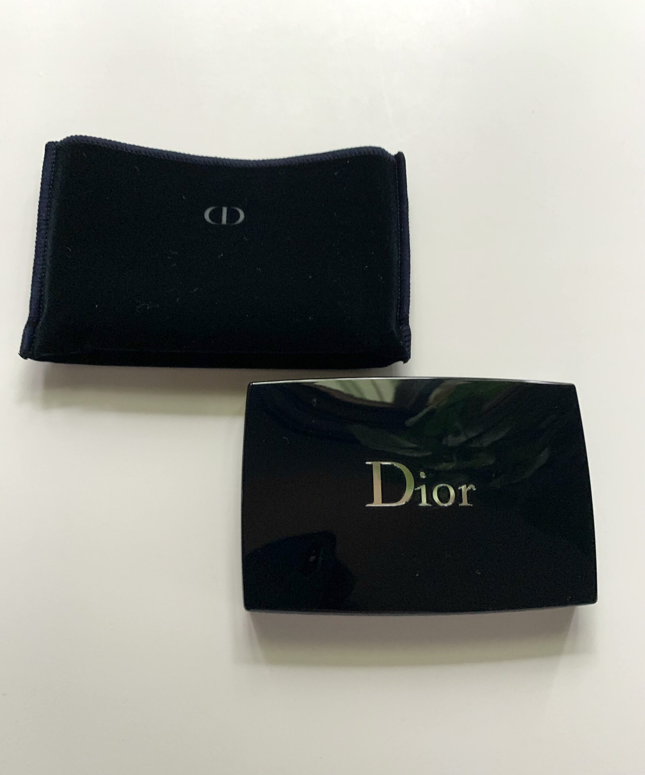 Dior12月の最新ノベルティ、黒のメッシュポーチもらってきた 